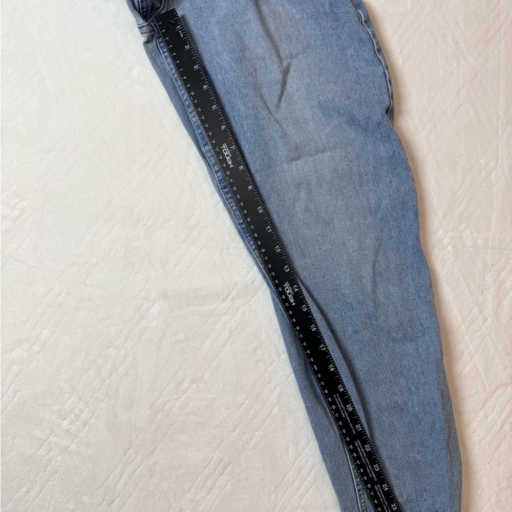 Blue Savvy Denim Women’s Size 3/26  Straight Ankle Jeans Mom High Rise Loose - Picture 9 of 10